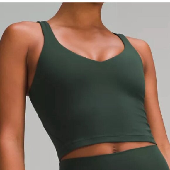 Lululemon Align Set - High-Rise Pant 25" & Tank Top Everglade Green - Picture 5 of 12